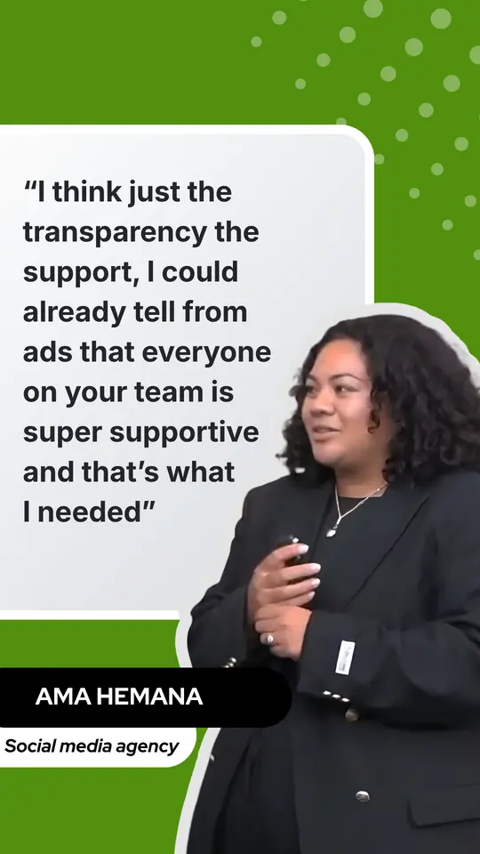 Ama Hemana: “everyone on your team is super supportive and that’s what I needed”