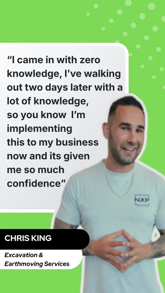 Chris King: “its given me so much confidence”