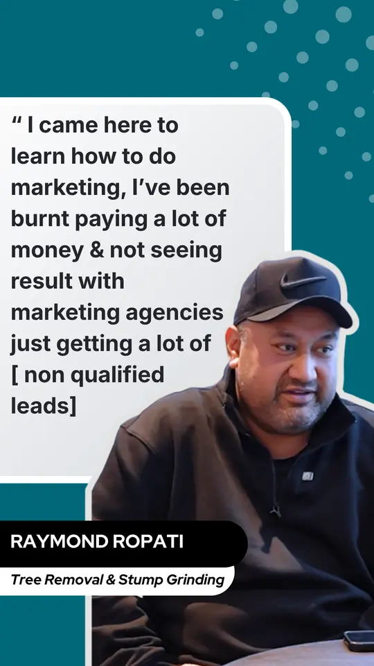 Raymond Ropati: “I came here to learn how to do marketing”
